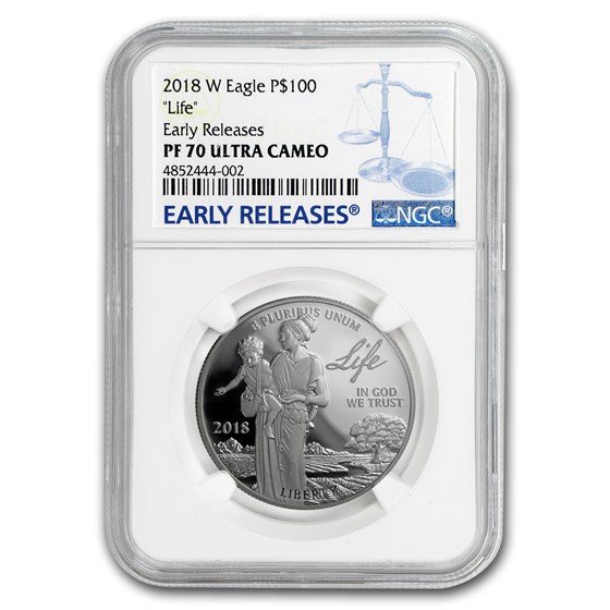 2018-W 1 oz Proof Platinum American Eagle PF-70 NGC (ER) 2018-W 1 oz Proof Platinum American Eagle PF-70 NGC (ER)